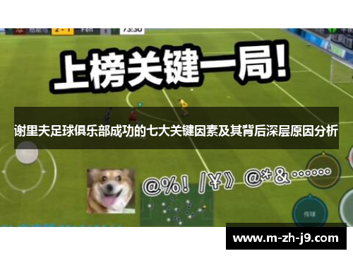 谢里夫足球俱乐部成功的七大关键因素及其背后深层原因分析